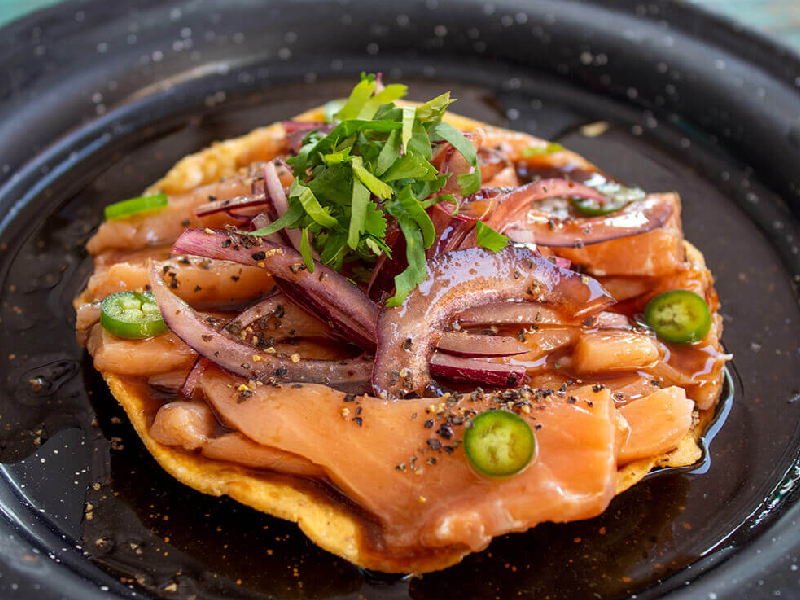 Tostadas de salmón