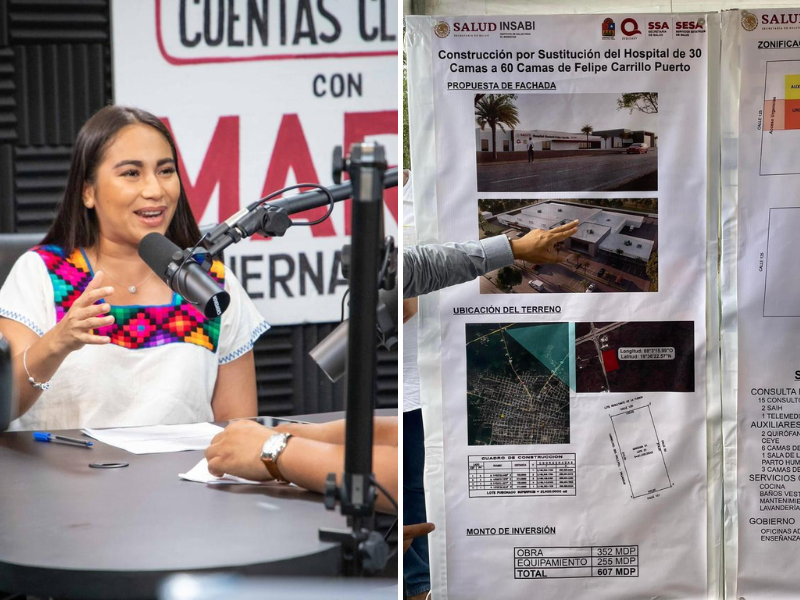 Inversión histórica de 607 millones para hospital general de Felipe Carrillo Puerto: Mary Hernández