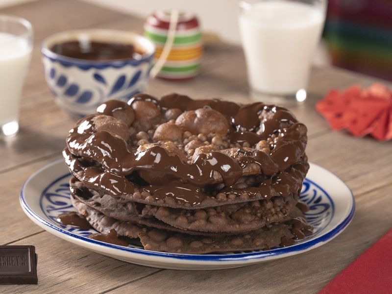 Buñuelos de chocolate.