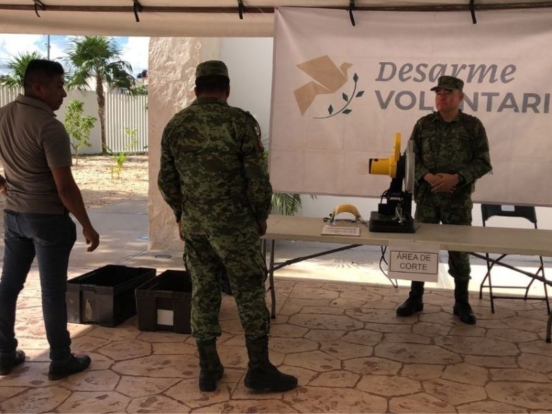 Destrucción de armas Sedena.