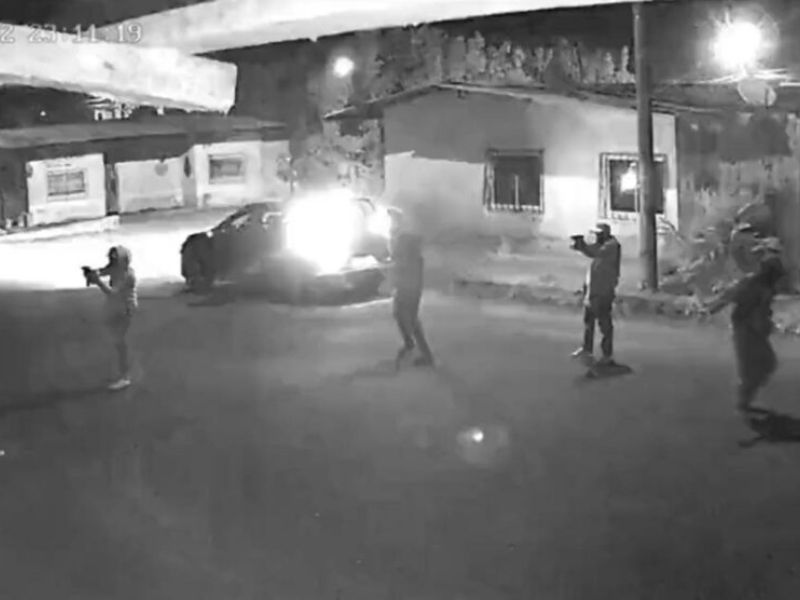 Ladrones no lanzaron granada.