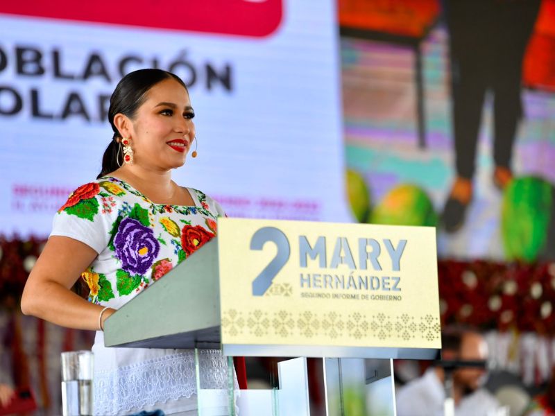 Mary Hetnández 2do informe de gobierno.