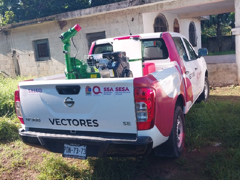 Después de 20 años, reciben apoyo en Kantunilkín para el combate al dengue