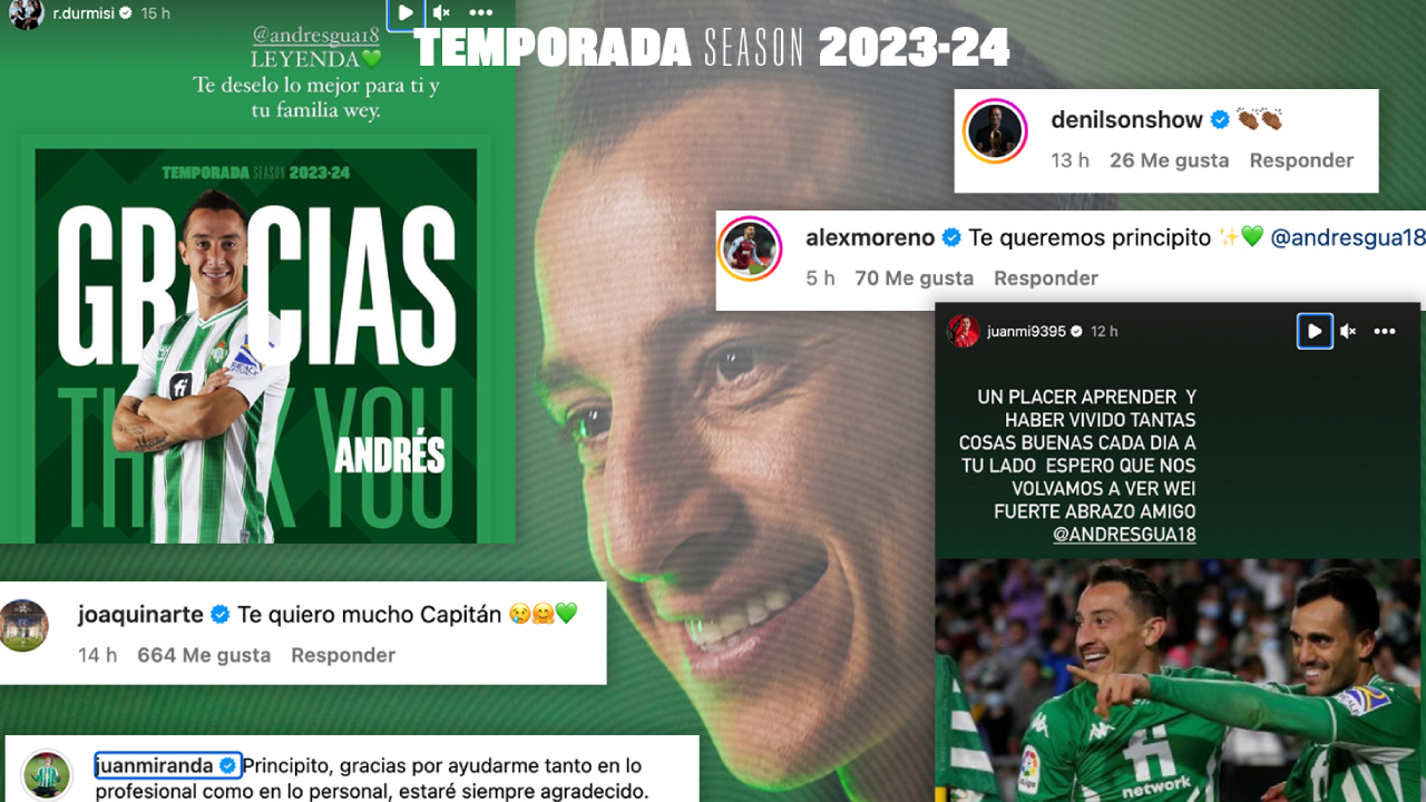 Real Betis perdió ante Barcelona dos goles a cuatro, en despedida de Andrés Guardado.