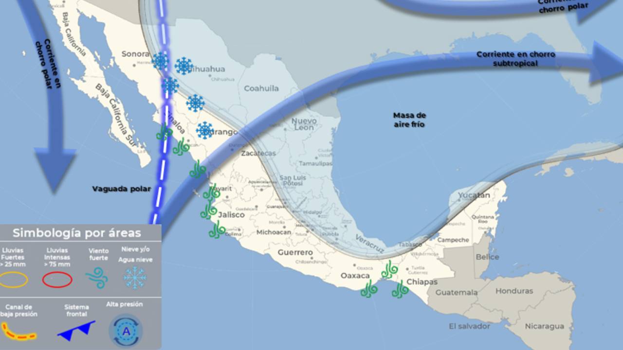 Por las noches tome sus precauciones por bajas temperaturas en la entidad.