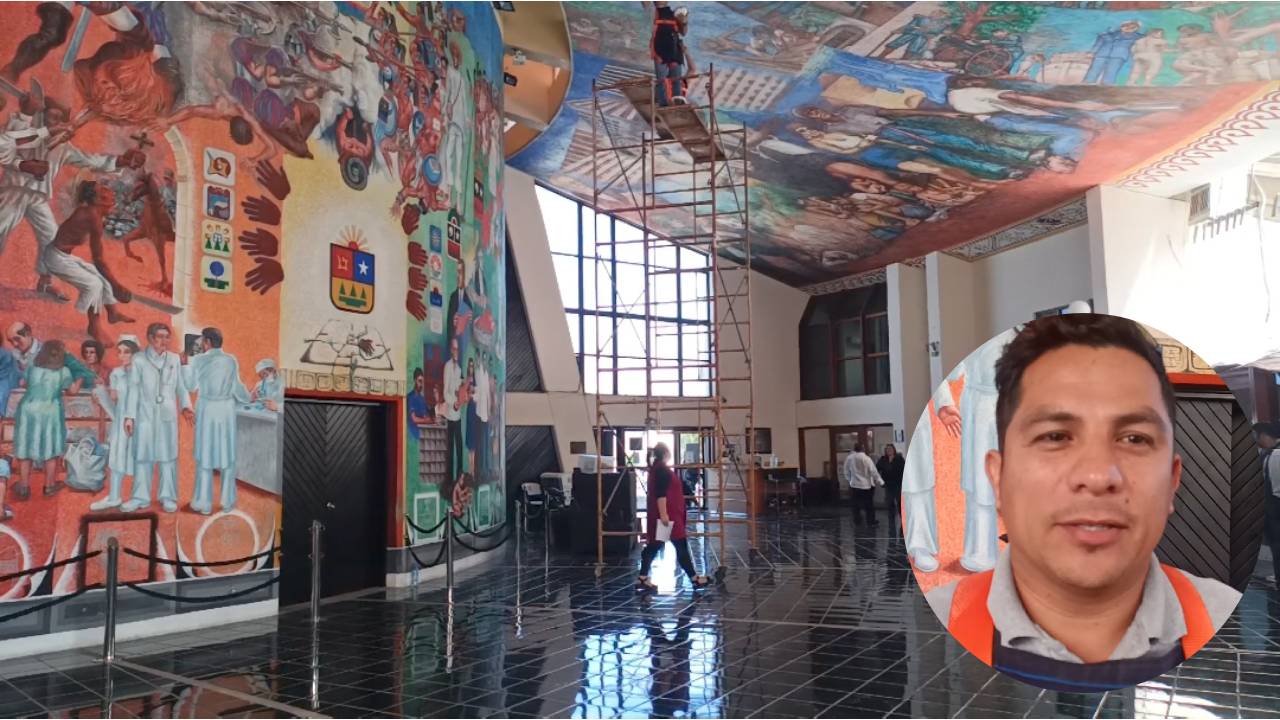 Elio Carmichael Jiménez es el autor del representativo mural.