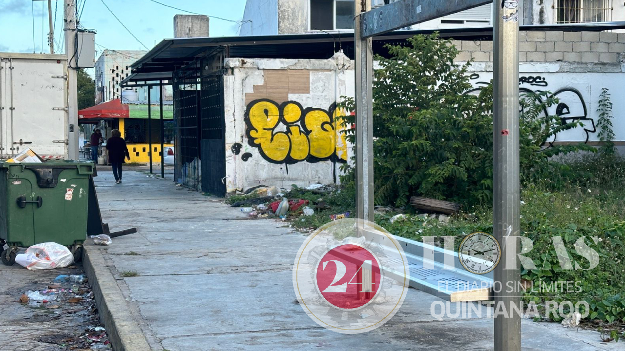 Hace unos meses al Ayuntamiento de Cancún inició una inspección de las condiciones de los paraderos.