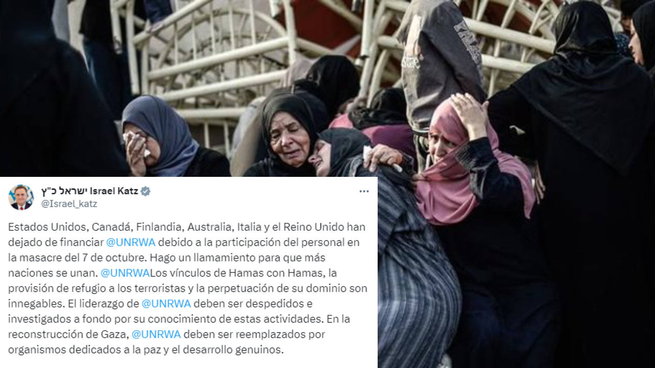 Israel Lidera Llamado Global Contra la UNRWA
