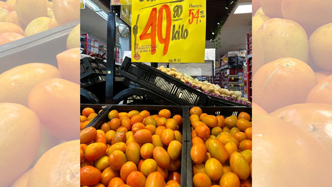 En el 2023, el precio del jitomate cerró con un promedio de 27.60 pesos por kilogramo en el país.