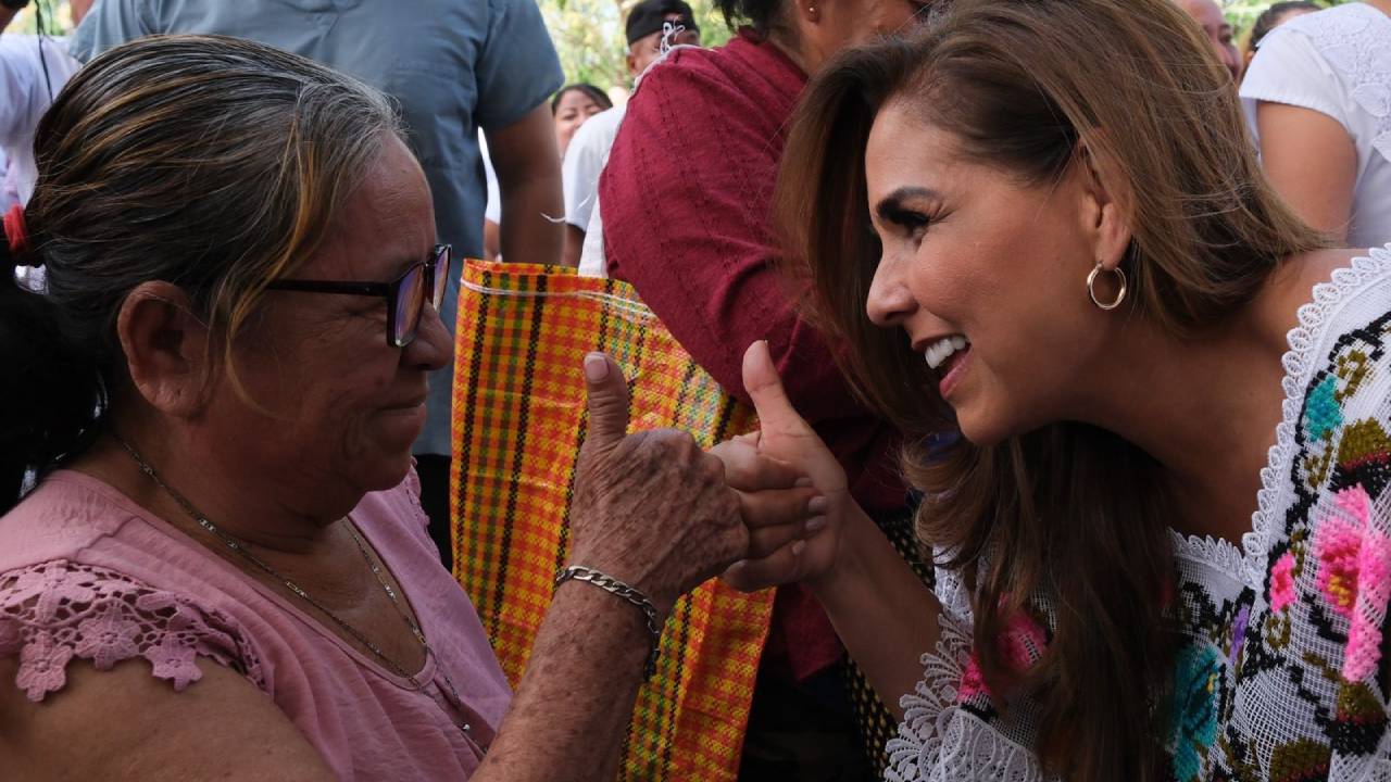Caravana del Bienestar, ubicada en la colonia Avante de Cancún.