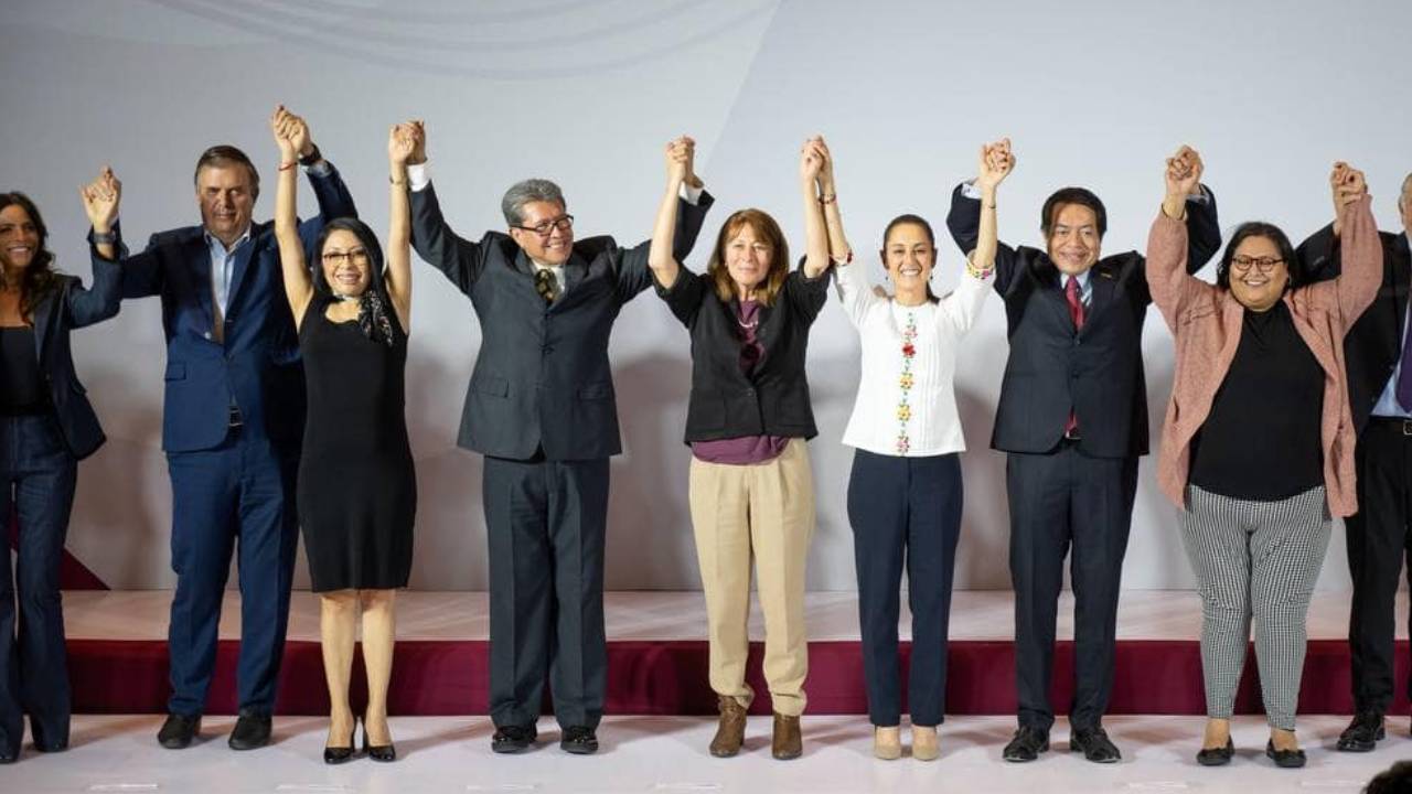 Marcelo Ebrard es coordinador de vínculos con organizaciones civiles y mexicanos en el exterior de la campaña de Claudia Sheinbaum.