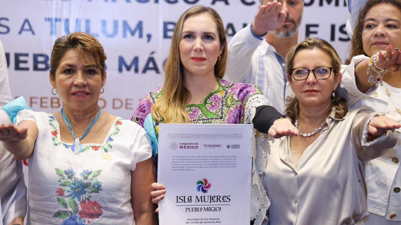 Isla Mujeres refrenda su liderazgo turístico para contribuir a la prosperidad compartida y el bienestar de las familias isleñas.