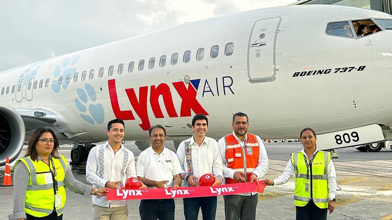 Lynx Air prevé más de 2 mil asientos semanales entre ambos destinos con viajes en aeronaves B737.