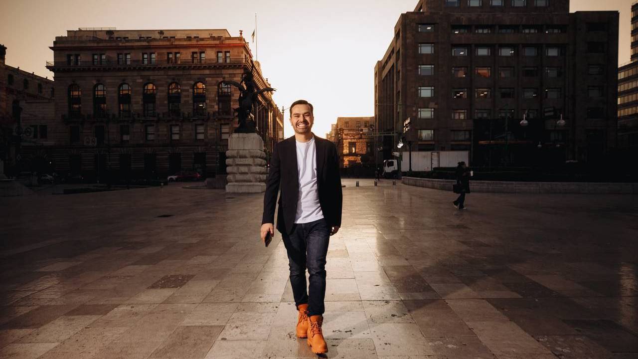 Jorge Álvarez Máynez, candidato de Movimiento Ciudadano a la Presidencia de México.
