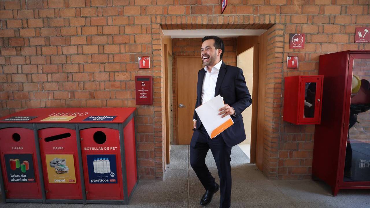 Jorge Álvarez Máynez, candidato de Movimiento Ciudadano a la Presidencia de la República.