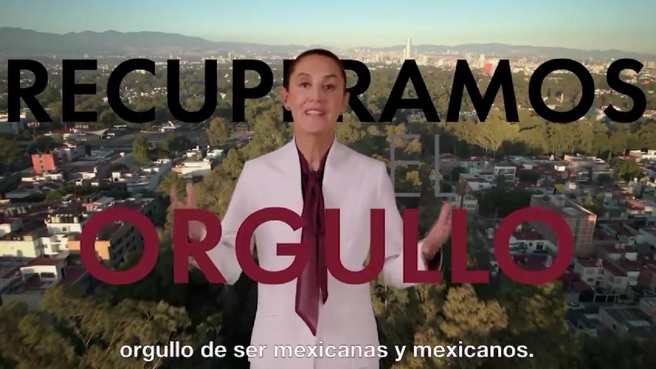 Claudia Sheinbaum lanzó su primer spot como candidata a la Presidencia.