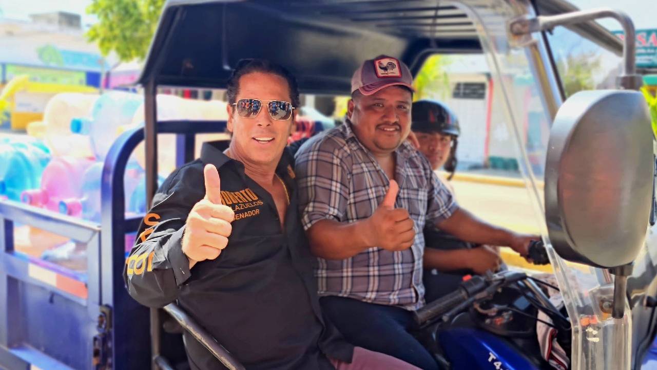 Roberto Palazuelos Badeaux, candidato de Movimiento Ciudadano al Senado de la República.