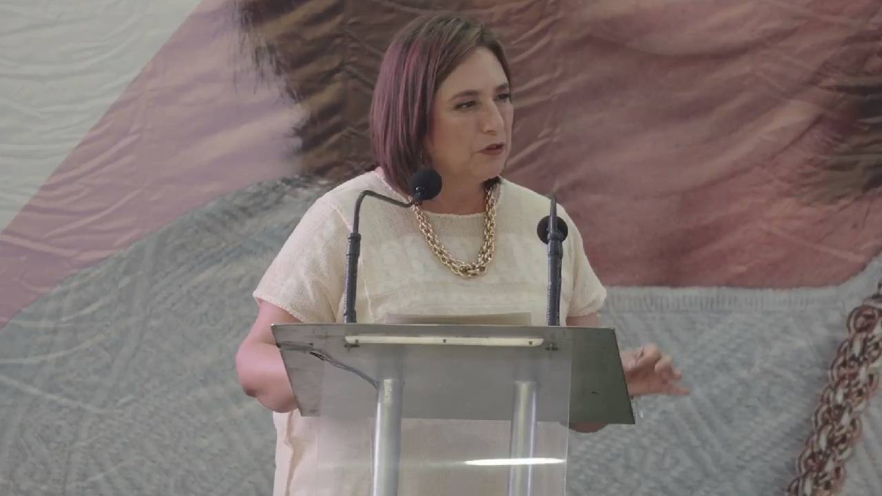 Xóchitl Gálvez reiteró que su principal objetivo será combatir la delincuencia y regresar la paz a los mexicanos.