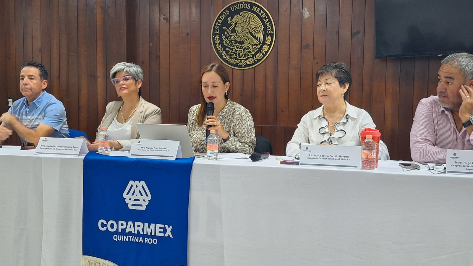 Empresarios integrantes de la Coparmex.