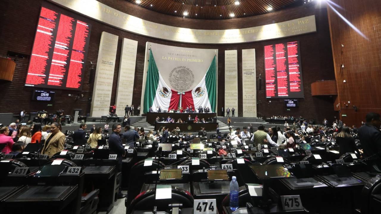 Sesión de la Cámara de Diputados, en la que se aprobó la creación del Fondo de Pensiones para el Bienestar.