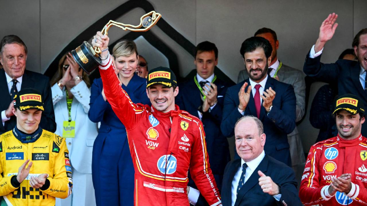 El Gran Premio de Mónaco estuvo accidentado.