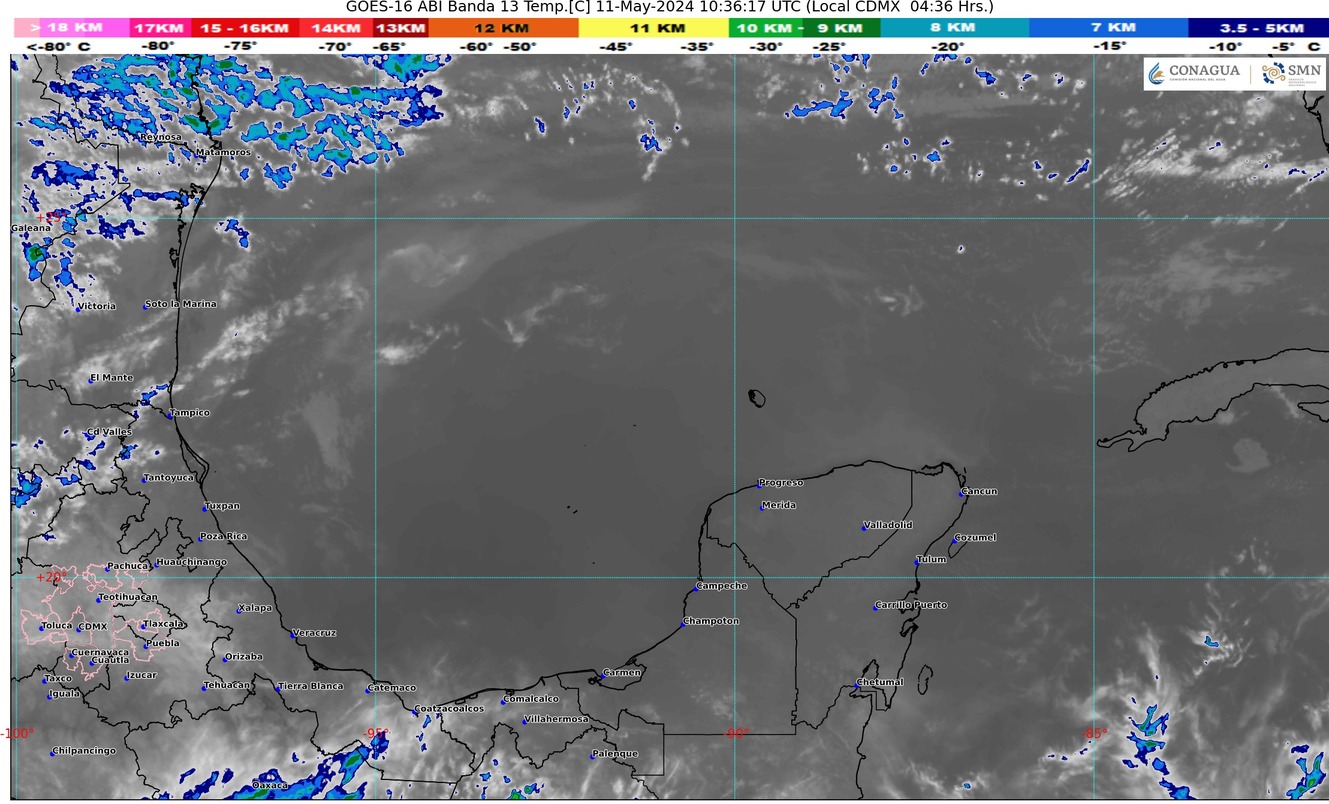 Se prevé un ambiente caluroso, con pocas probabilidades de lluvias.