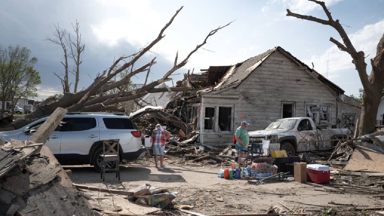 Los tornados se registraron en varios estados.