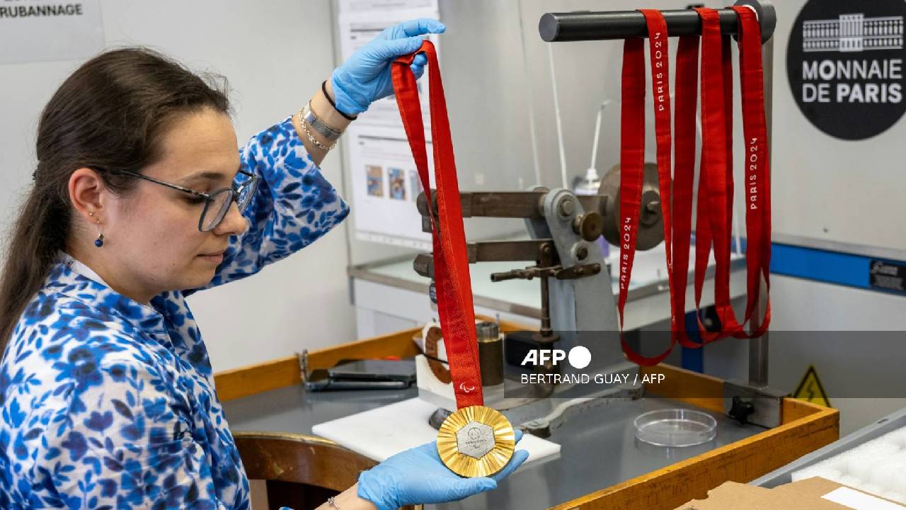 La Moneda de París fabrica las medallas para los JO.