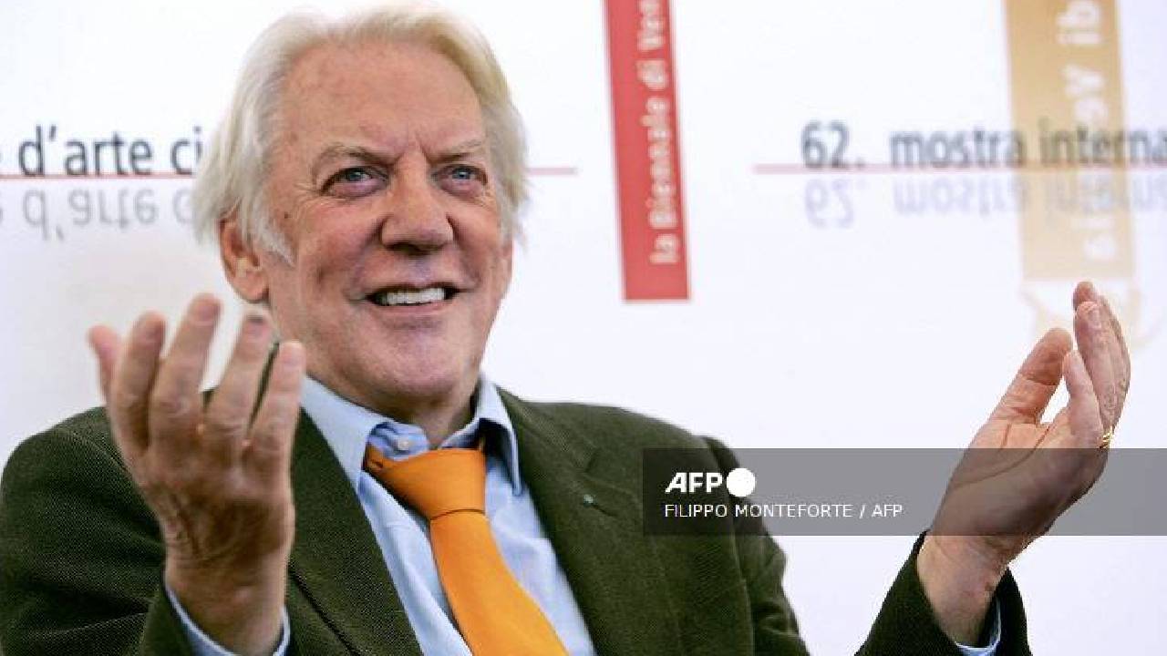 Donald Sutherland falleció hoy.