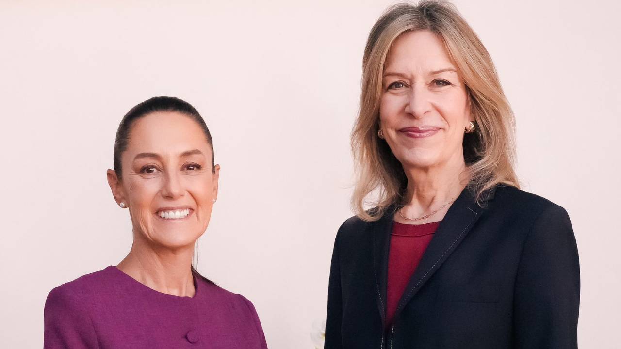Claudia Sheinbaum se reunió hoy con Elizabeth Sherwood-Randall, asesora del presidente de los EE. UU. Joe Biden.
