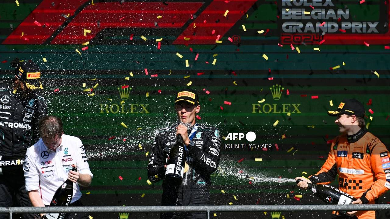El Gran Premio de Bélgica fue para Mercedes.