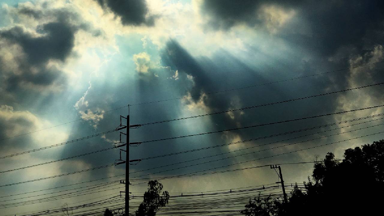 Comunidad sin electricidad.