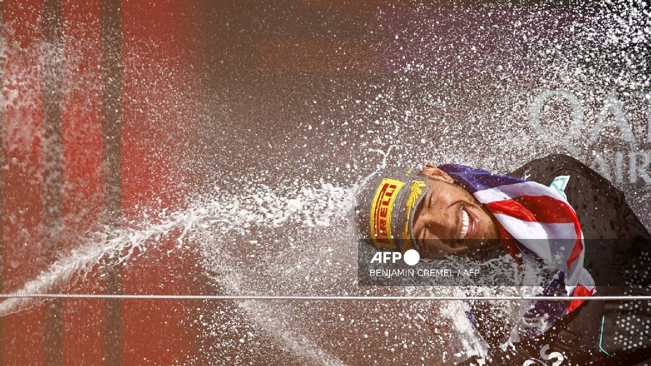 Lewis Hamilton ganó el Gran Premio de Gran Bretaña.