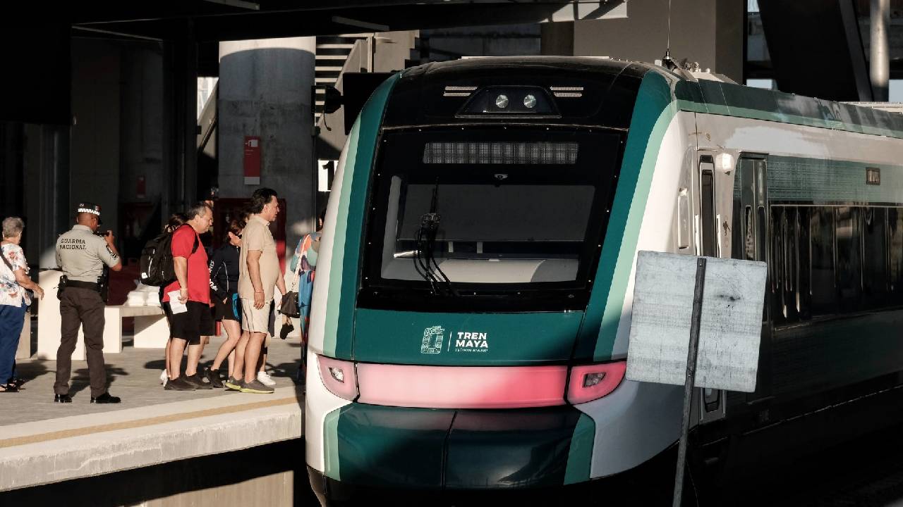 El servicio del Tren Maya se suspendió.