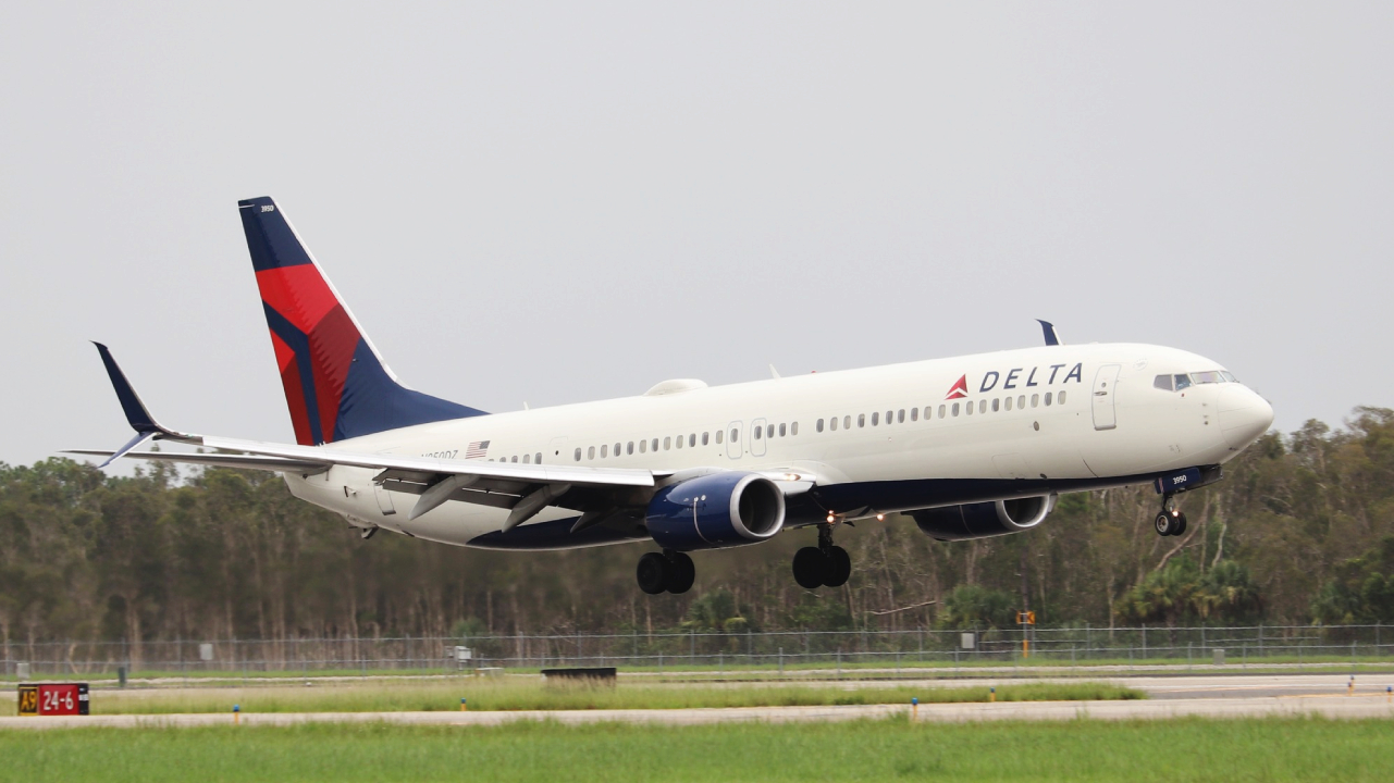 Avión de la aerolínea Delta.
