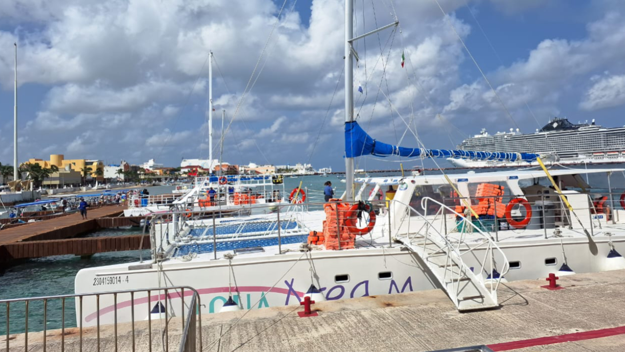 Náuticos en Cozumel.