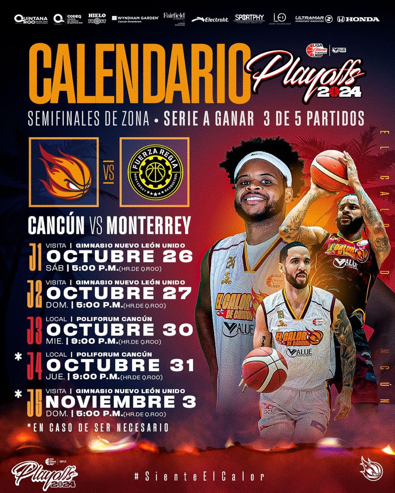 Calendario de juegos.