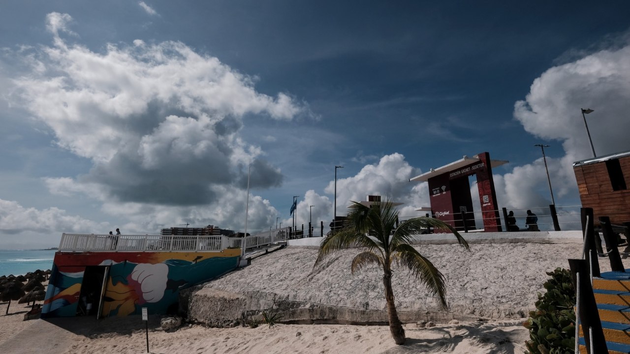 Playa Delfines, en Cancún.