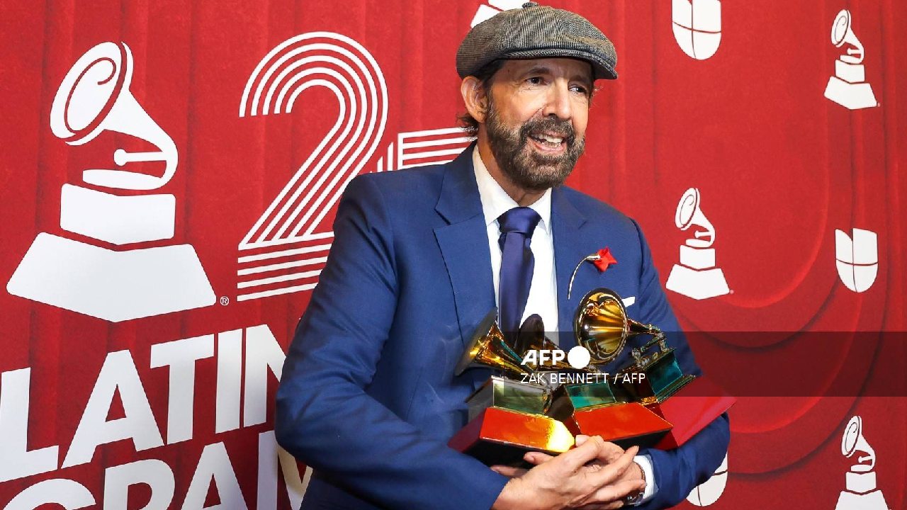 Juan Luis Guerra, el triunfador de los Grammy Latinos.