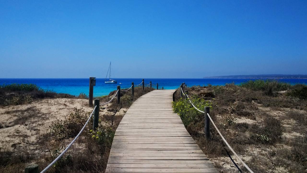 Camino costero.