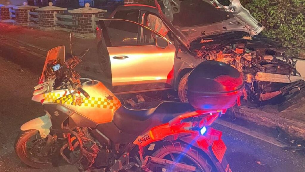 Lluvias y accidentes en Cancún.