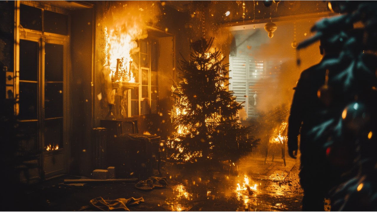 Incendio de casa.