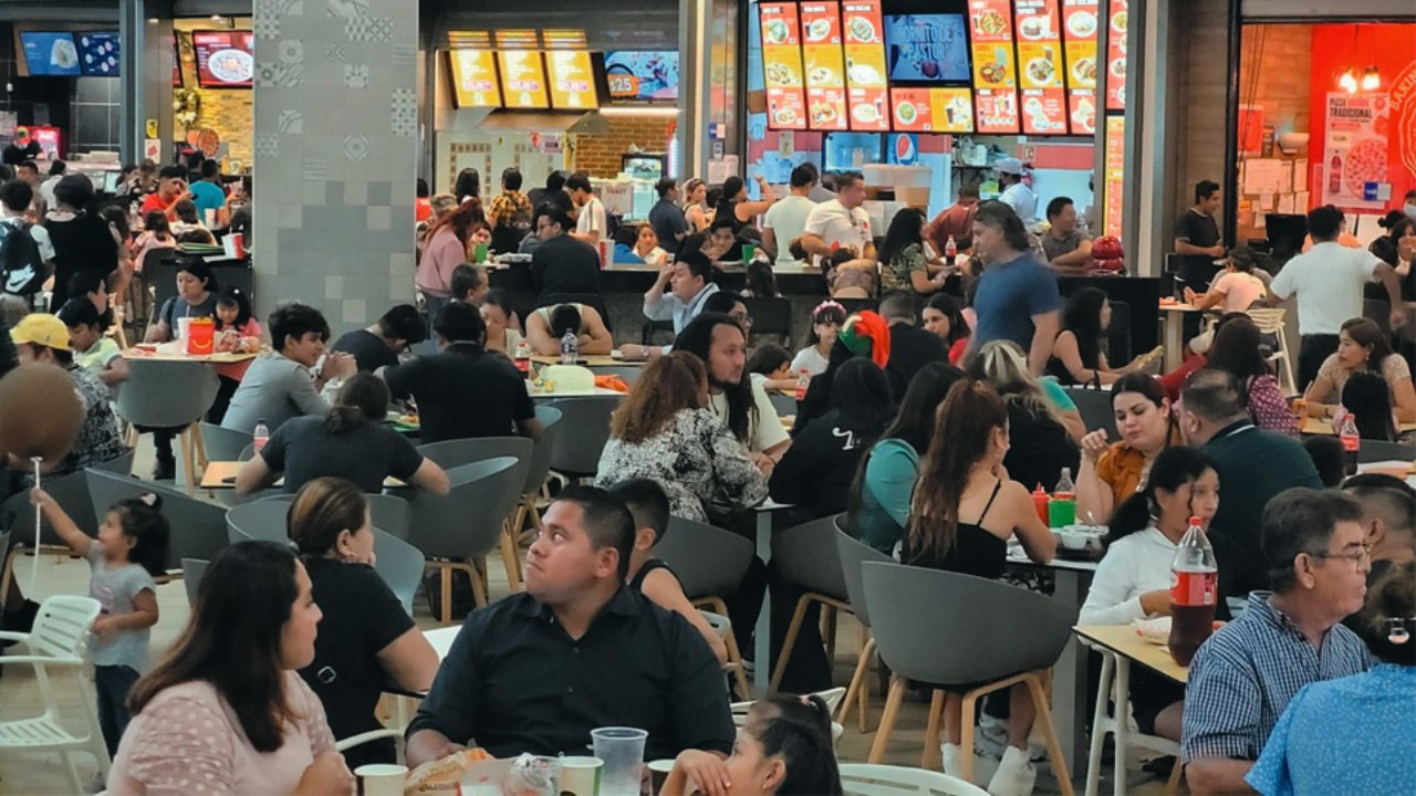 Sector comercial de Cancún.