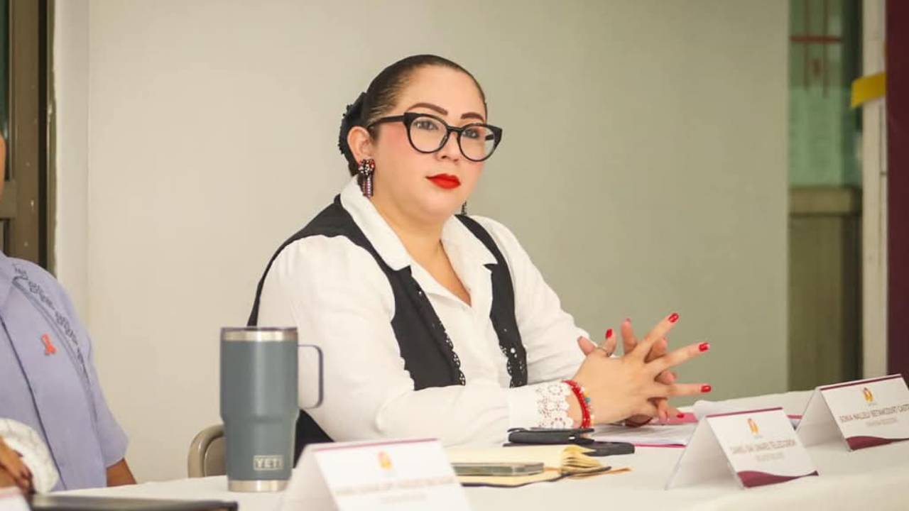 La regidora Sonia Betancourt.