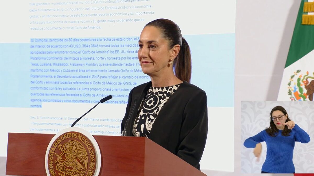 Claudia Sheinbaum responde al Trump.