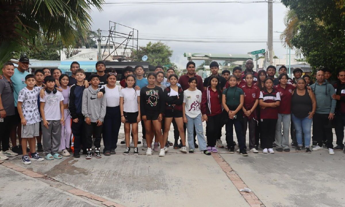 Atletas de Quintana Roo listos para el campeonato nacional.