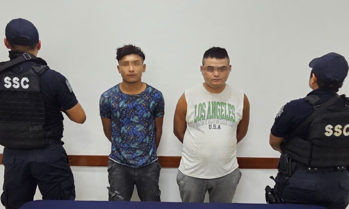 Los detenidos quedaron a disposición de las autoridades.