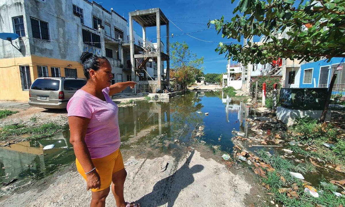 Fraccionamiento sin drenaje.