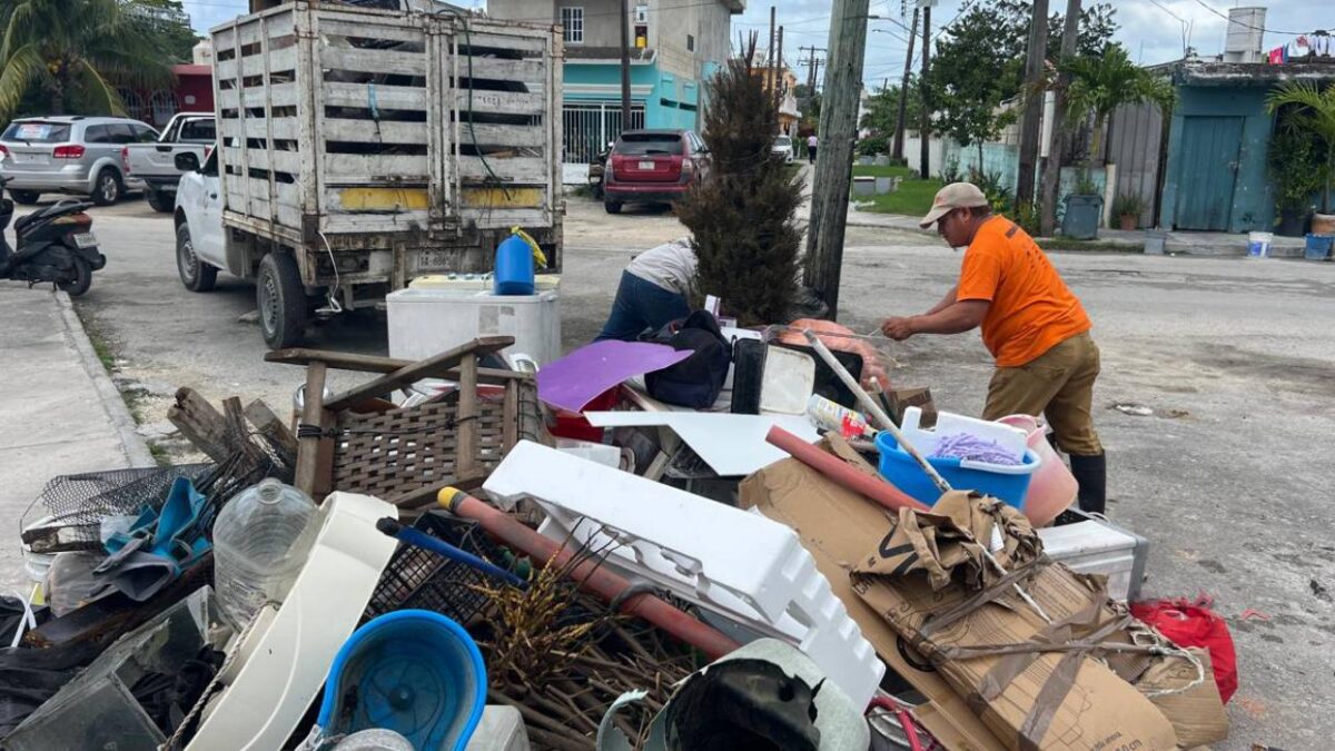 Descacharrización en Cozumel.