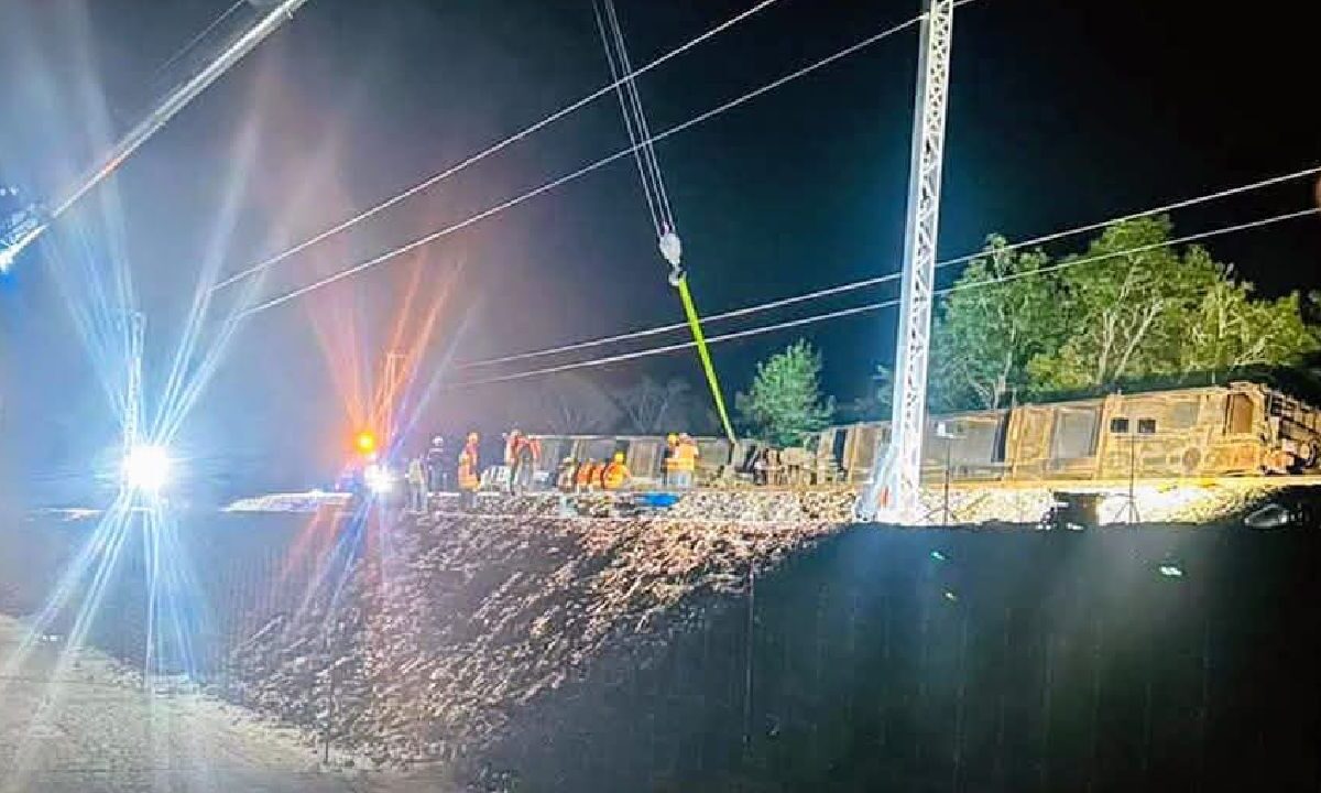 Se registró otro accidente cerca de estación del Tren Maya.